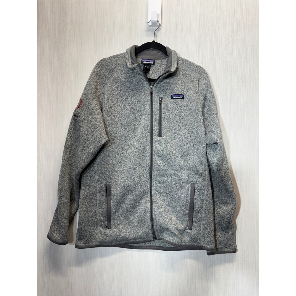 Patagonia Better Sweater Full Zip Jacket Grey Cornell MBA Mens Large 25528